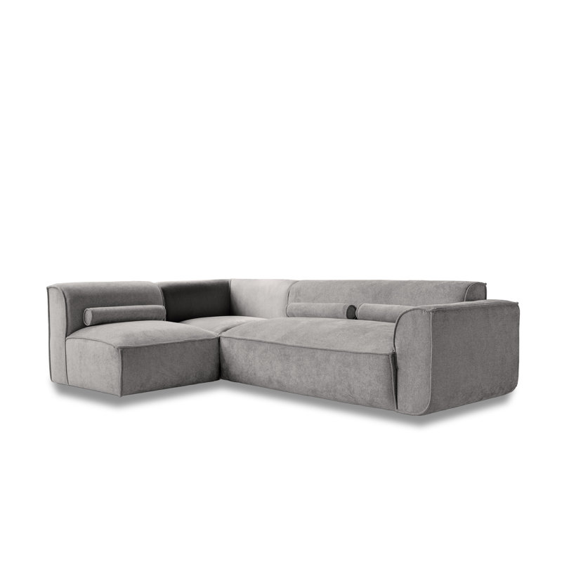 Flex Felix 6 Seater Corner Sofa , Left Hand Facing, Grey