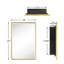 Farmhouse Recessed Metal Bathroom Medicine Cabinets with Mirror with Adjustable Tempered Glass Shelves-1695340444-1695094430