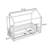 Metal House Shaped Bed With Fence-68487687-68487680