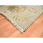 Tapis blanc en laine et en soie noué à la main 8 pi x 9 pi 9 po 827218CEEE50468B929F16FD6BC191B7