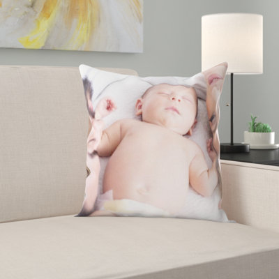 Housse et insert de coussin carré Family