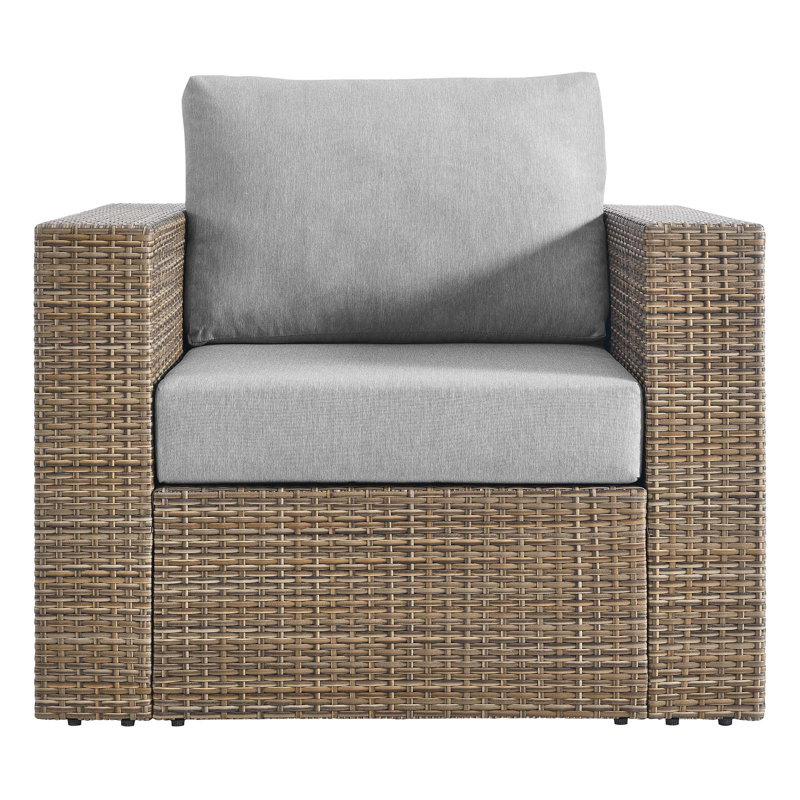 Modway Convene Outdoor Patio Outdoor Patio Armchair, Gray