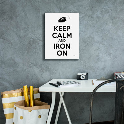 'Laundry On 2 Bw' by Pela Studio Canvas Wall Art