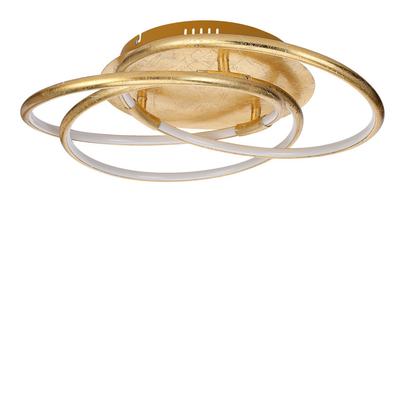 Dinah LED Flush Mount, Gold