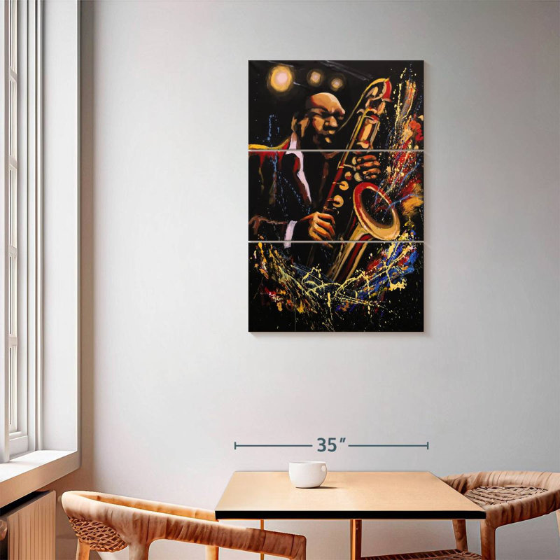 Abarca Jazz Acrylic, 57" H x 36" W