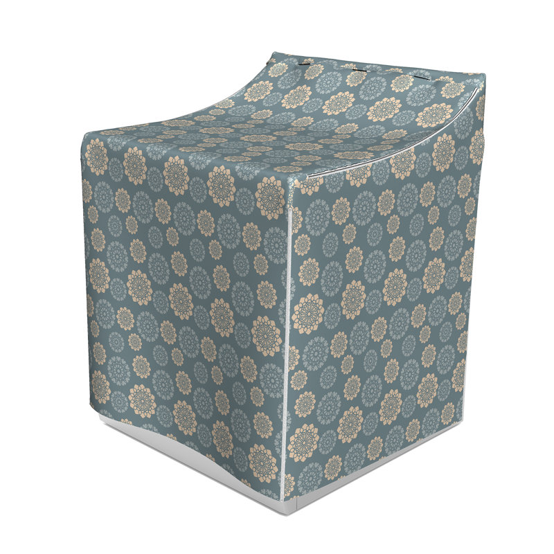 Housse pour laveuse de couleur bleu poussiéreux
