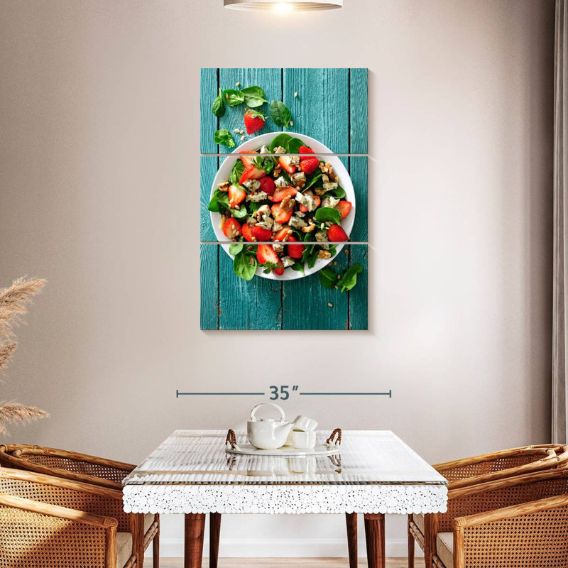 Salade de fraises fraîches Yarlin, H 45 po x l 28 po