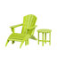 Chaise Adirondack en plastique avec repose-pieds Geoff-1551156178