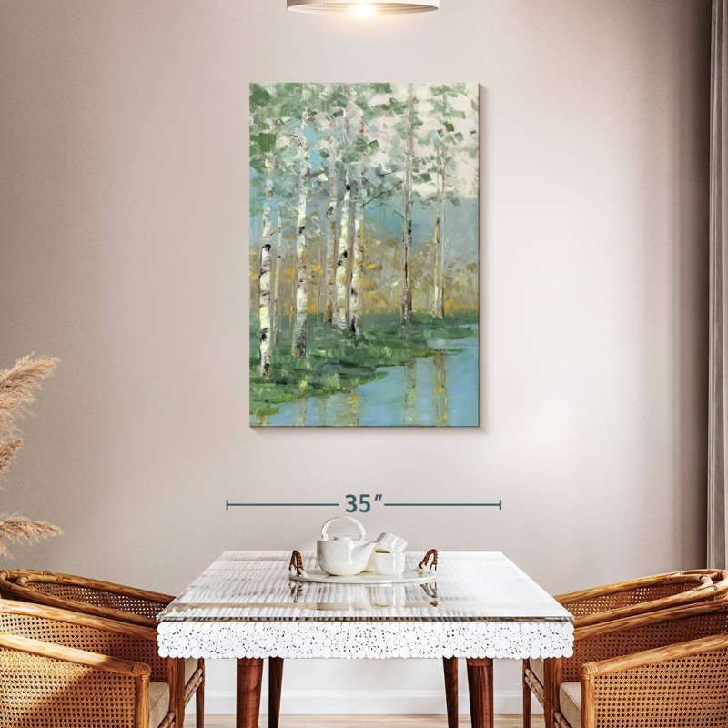 Harnek Birch Reflections I, 45" H x 30" W