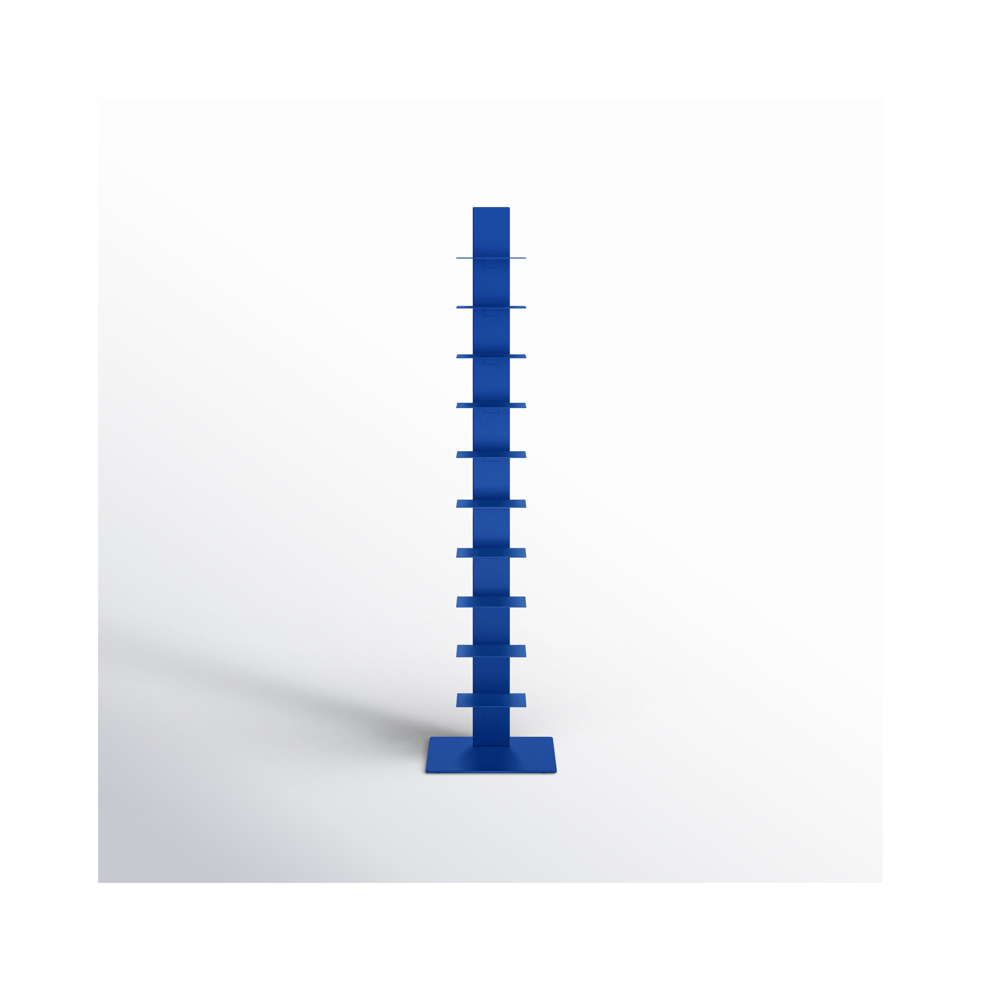 Ajax Narrow Bookcase, Blue