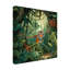 Art mural sur toile tendue - «Wumples '' - Jungle 3», art mural pour salon, chambre à coucher ou bureau - 35 x 35