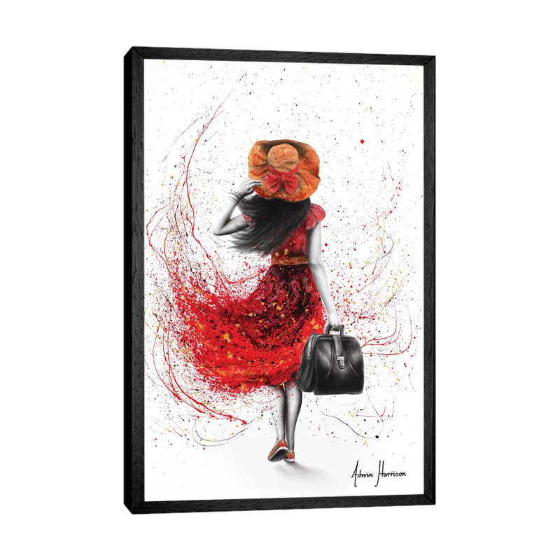 Roaming Ramona by Ashvin Harrison - Print on Canvas, Black Framed, 152.5 cm H x 101.5 cm W