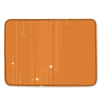 Tapis de bain abstrait