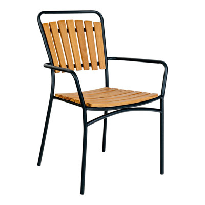46 cm H Parsons Chair in Brown