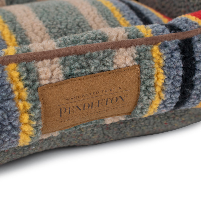 Lit pour chien Pendleton Vintage Camp Kuddler, Vert bruyère