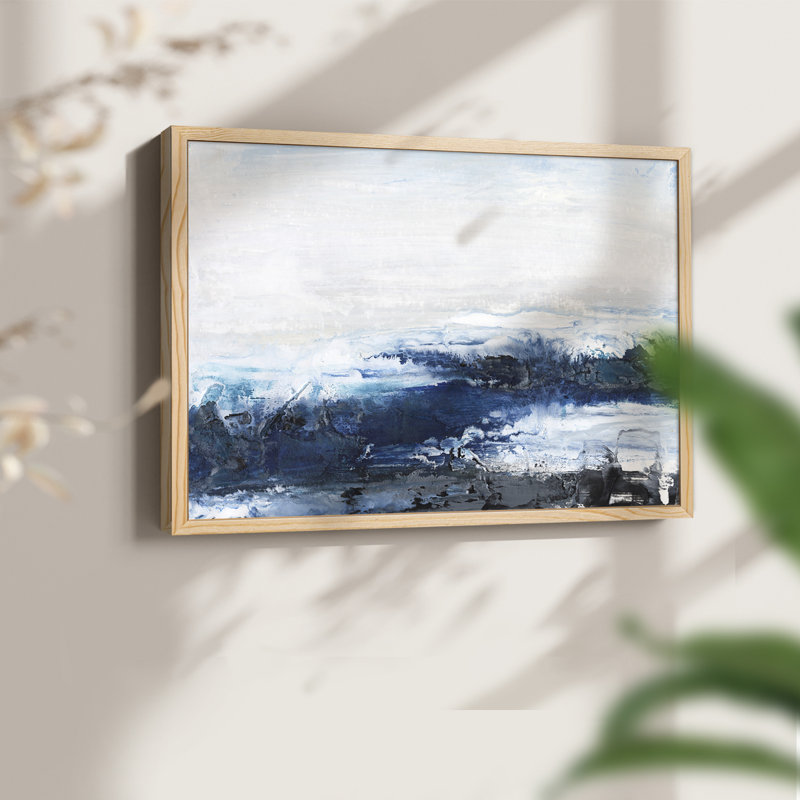 Mysterious Sea I - reproduction encadrée - réarmable, Naturel, H 16 po x l 20 po