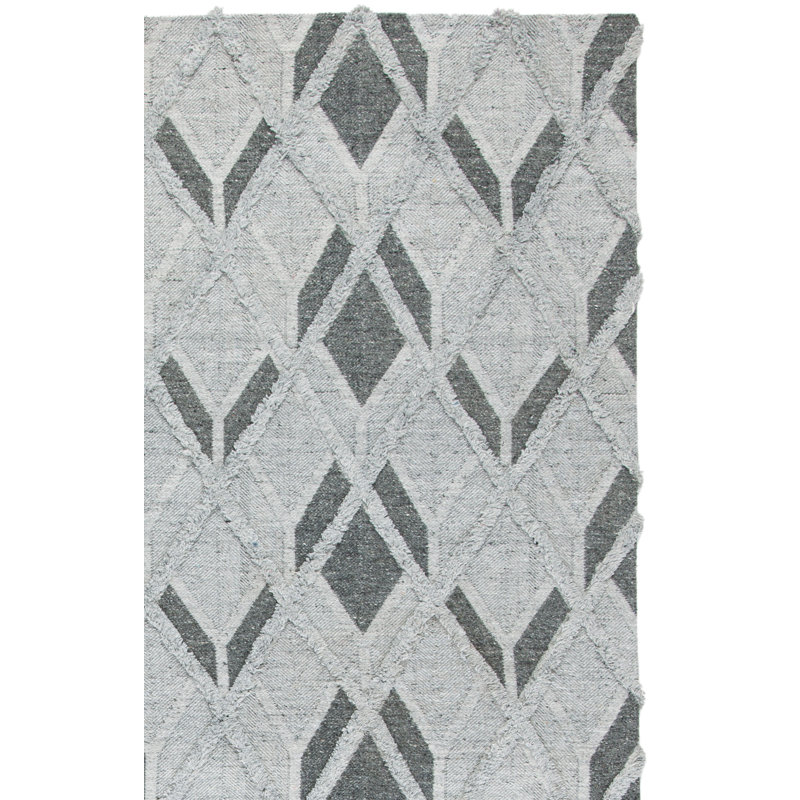 Amritpal Hand Loomed Performance Geometric Rug, Rectangle 4' x 6'