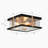 Deanna 3 - Light 12'' Square / Rectangle Flush Mount