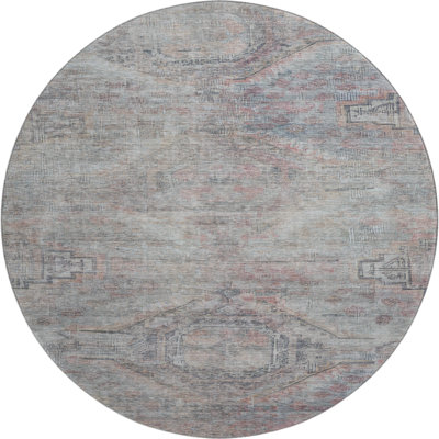 Premium Machine Washable Marasco AMF1631 Global Rug