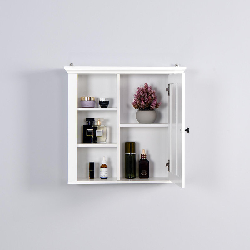 Bathroom Wooden Wall Cabinet With A Door 20.86X5.71X20 Inch