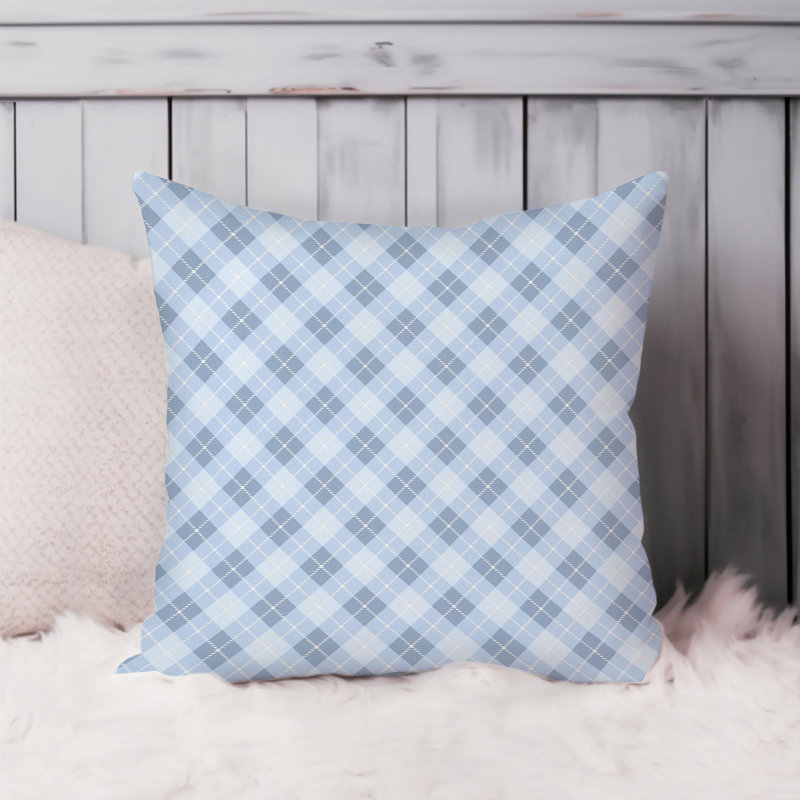 Blue Plaid VII Modern