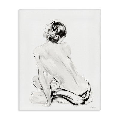 «Abstract Nude Portrait», art mural sur toile par Stella Chang
