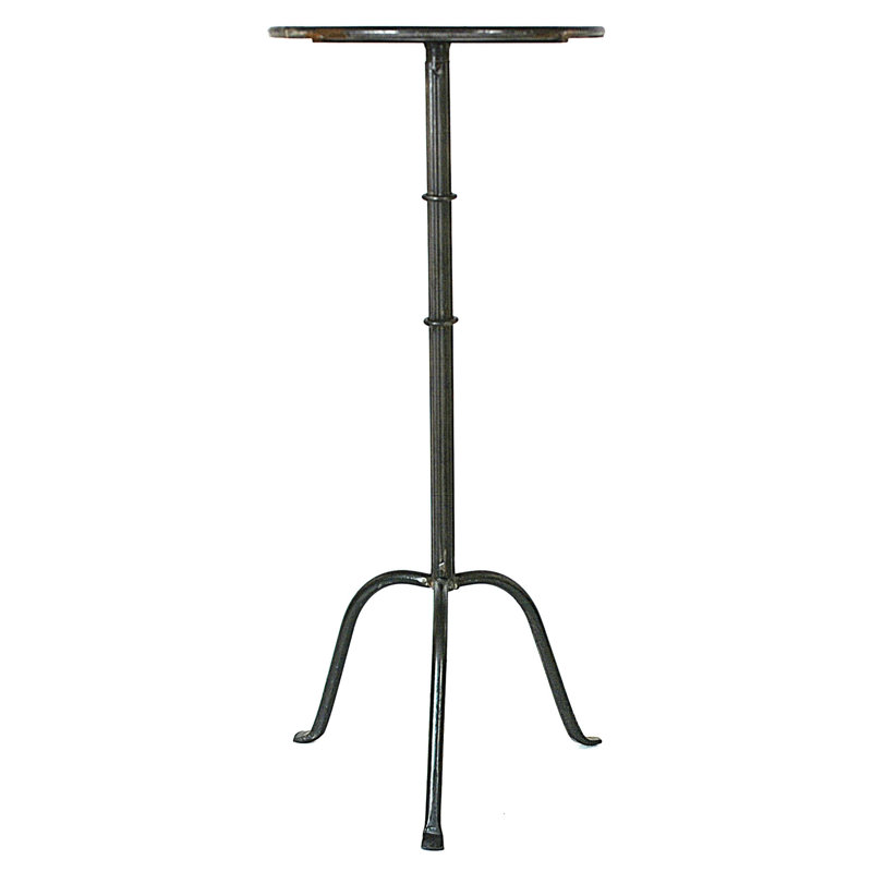 Miranda Metal End Table, Black