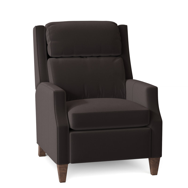 Spyglass 31" Wide Genuine Leather Standard Recliner, Tobacco, 1181 Pearl, Manual