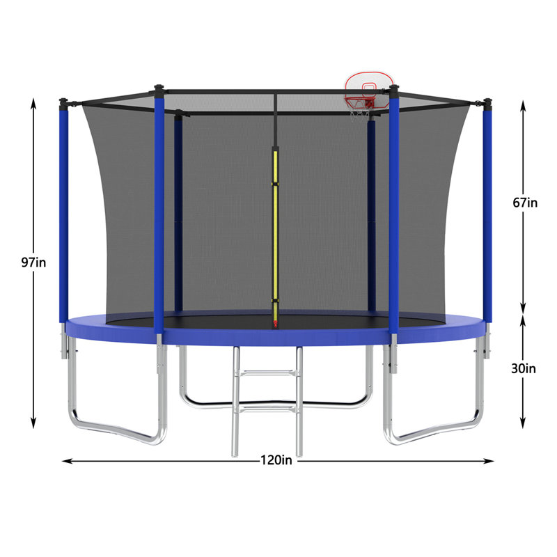 Trampoline pour enfants, Bleu