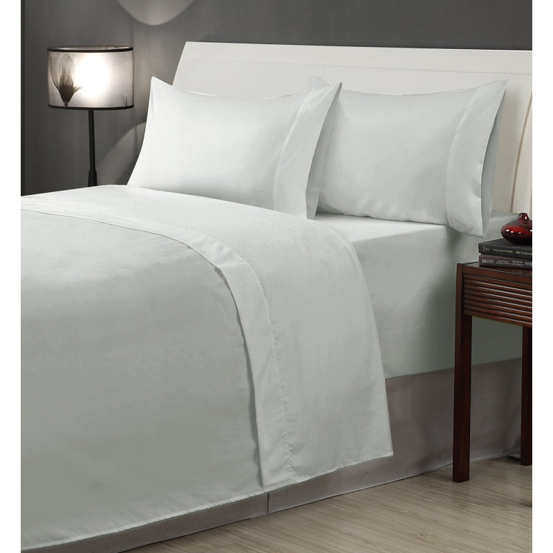 Billie-J Microfiber Sheet Set, Queen, Gray