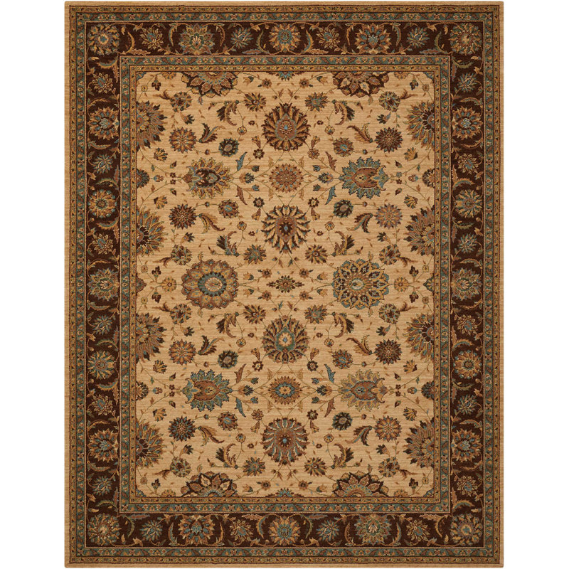 Crownover Wool Oriental Indoor Rug, Rectangle 9'9" x 13'9"