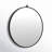 Cassie Metal/Manufactured Wood Round Wall Mirror-1825838290-1825838288