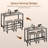 Baroda 2 - Person Iron Top Four Leg Base Dining Set-1433123389
