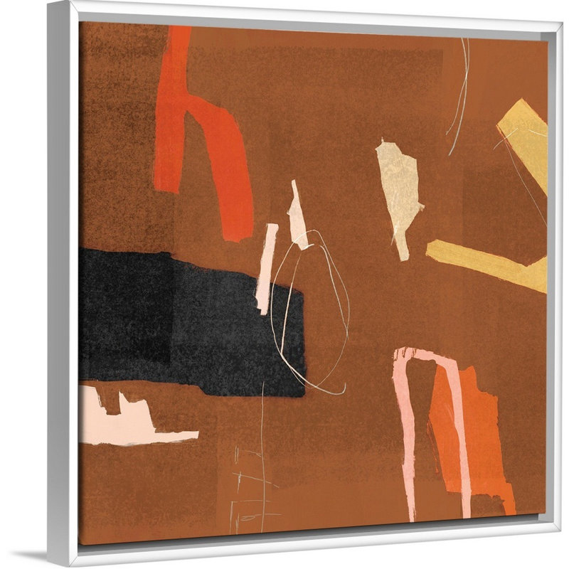 Reproduction d’art sur toile « ultra I cannelle version » par PI studio, H 22 po x l 22 po x P 1,75 po