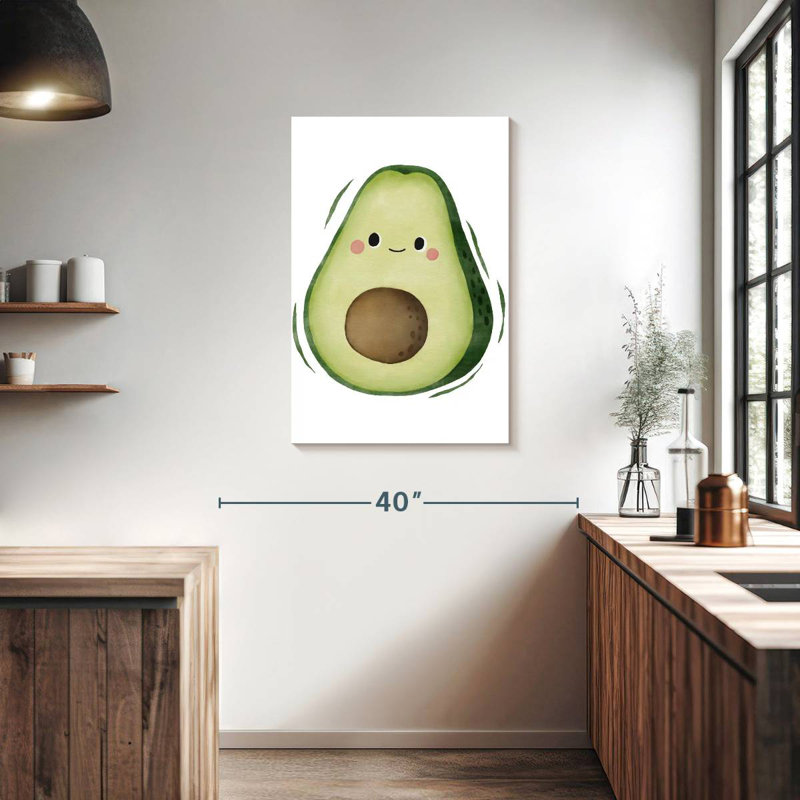 Yarlin Cute Avocado, 36" H x 24" W