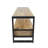 71" Solid Mango Wood Industrial TV Stand with Storage Drawers-1202680530