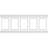 Ashford Square Panel Traditional Wainscot Paneling Kit-90470894