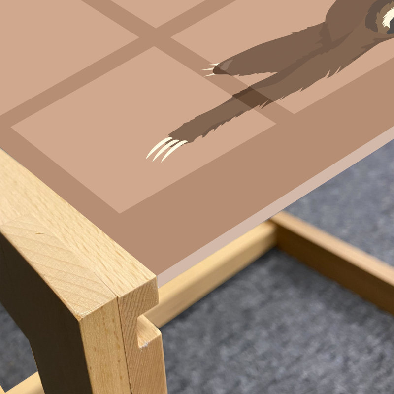 Irek Sled Coffee Table, 40cm H x 74cm W x 62cm D