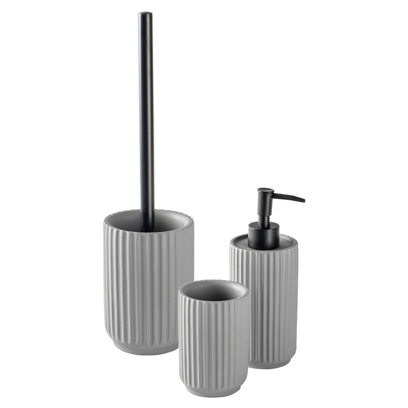 Harbour Housewares - Concrete Toothbrush Holder, Grey