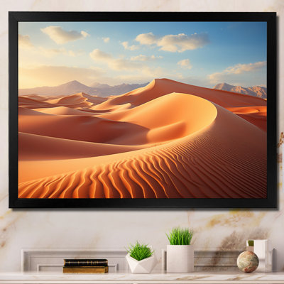 " USA Desert Sands Landscape " Watercolor Print