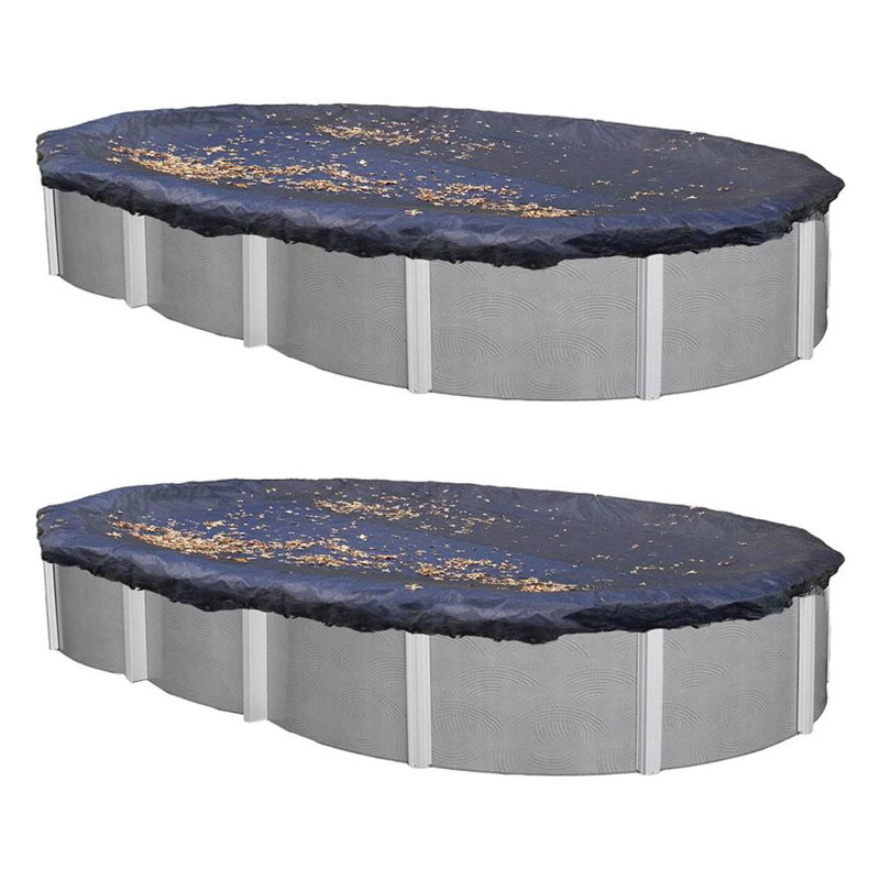 Oval Pool Cover 0.25'' H x 252'' W x 492'' L