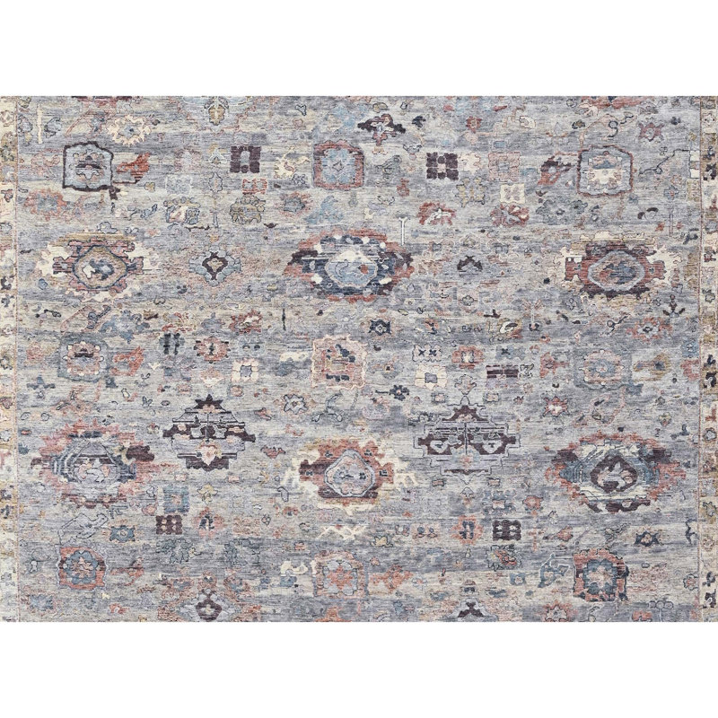 Handmade Wool Area Rug, Rectangle 10' x 14'