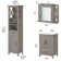 Edion Double Bathroom Vanity with Ceramic Top with Mirror