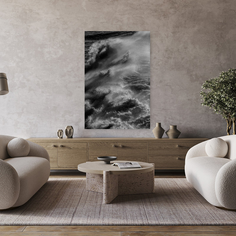 Art contemporain contemporain, paysage abstrait, H 48 po x l 32 po