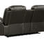 Ensemble de fauteuil inclinable électrique moderne à DEL avec haut-parleurs Bluetooth, ports USB, canapé et causeuse pour un confort ultime-809874969