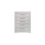 Commode 5 tiroirs en bois blanc Blanca