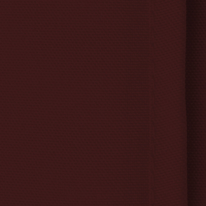 Burgundy Round Polyester Fabric Tablecloth, 90 Inch Diameter