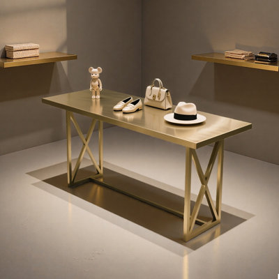 Table de présentation en acier inoxydable