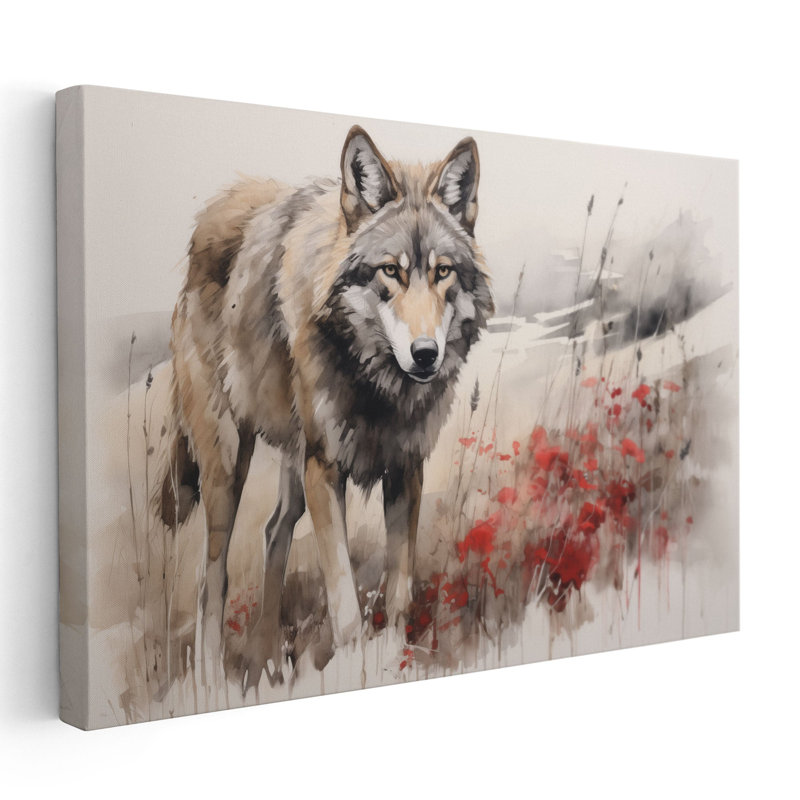 Impression d'art mural Northwest Wolf's Tale, Papier, H 24 po x l 36 po x P 0,02 po