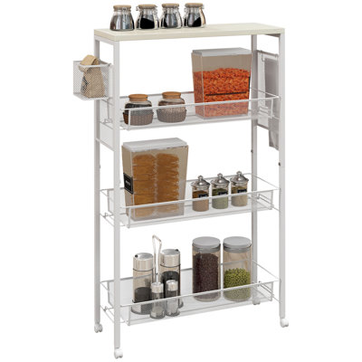 Marpain 58 cm W Kitchen Cart with Top